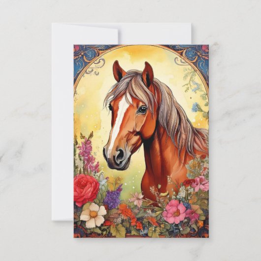 Carte De Remerciements Colt vintage (Devant)