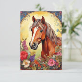 Carte De Remerciements Colt vintage (Debout devant)