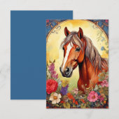 Carte De Remerciements Colt vintage (Devant / Derrière)