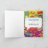 Carte De Remerciements Comic Book Pop Art 💥 🎉 Mariage incroyable (Intérieur)