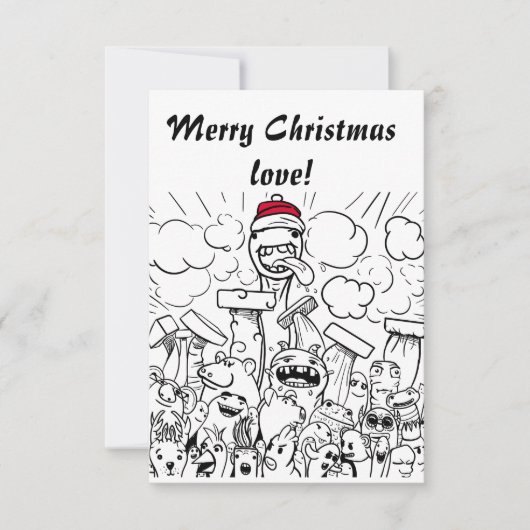 Carte De Remerciements Comique (Devant)