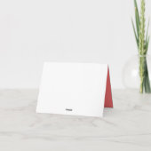 Carte De Remerciements Comme deux pièces d'un puzzle (Dos)