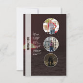 Carte de remerciements commémoratif (Dos)