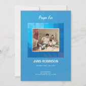 Carte de remerciements commémoratif (Devant)