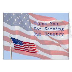 Carte de remerciements commémoratif