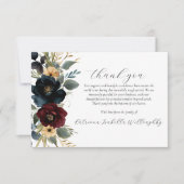 Carte de remerciements commémoratif de la floraiso (Devant)