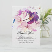 Carte de remerciements commémoratif de la sympathi (Debout devant)