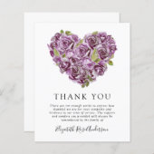 CARTE DE REMERCIEMENTS commémoratif du budget | Hy (Devant / Derrière)