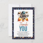 Carte De Remerciements Commencez deux heures de la lune 2e année de l'esp (Devant)