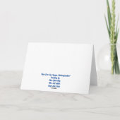 Carte De Remerciements Comment Est-Ce Qu'Une Image, Sans imagination ? (Dos)