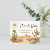 Carte De Remerciements Comment L'Occident Était Un Cowboy De Fête D'Anniv (Debout devant)