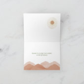 Carte De Remerciements Comment L'Occident Était Un Cowboy De Fête D'Anniv (Intérieur)