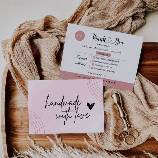 Carte de remerciements commercial modifiable