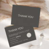 Carte de remerciements commercial modifiable