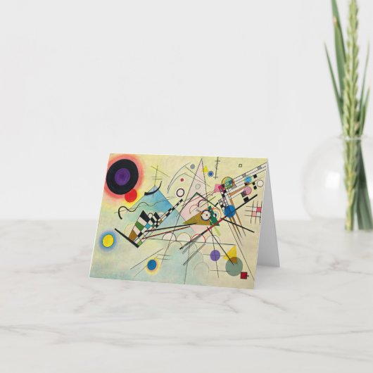 Carte De Remerciements Composition 8 par Wassily Kandinsky (Devant)