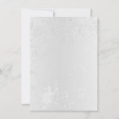 Carte De Remerciements Composition de papillons blancs et bleus (Dos)