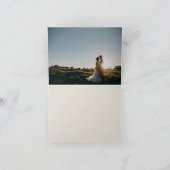 Carte De Remerciements Composition florale horizontale botanique rustique (Intérieur)