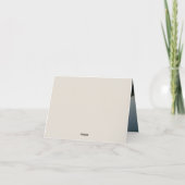 Carte De Remerciements Composition florale horizontale botanique rustique (Dos)