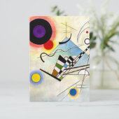 Carte De Remerciements Composition Kandinsky 8 (Debout devant)