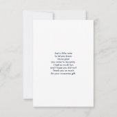 Carte De Remerciements Conception abstraite moderne de l'étirement rose e (Dos)