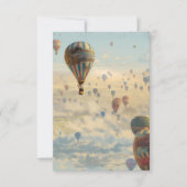 Carte De Remerciements Conception de balais à air chaud (Devant)