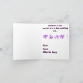 Carte De Remerciements Conception de chiens pour les amateurs de moules (Intérieur)