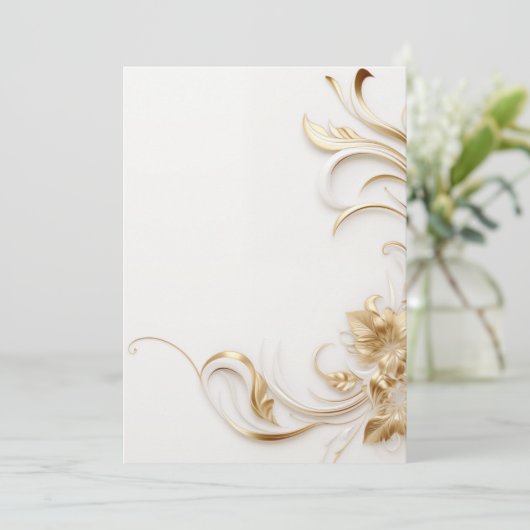 Carte De Remerciements Conception d'invitation simple (Debout devant)