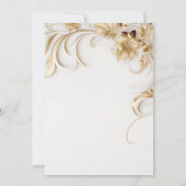 Carte De Remerciements Conception d'invitation simple (Dos)