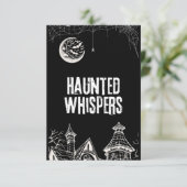 Carte De Remerciements Conception Joyeux Halloween (Debout devant)