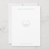 Carte De Remerciements Conception simple de thème de golf Customisée cart (Devant)