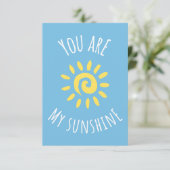 Carte De Remerciements Conception solaire joyeuse (Debout devant)
