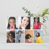 Carte De Remerciements Concevez votre propre collection de 7 photos (Debout devant)
