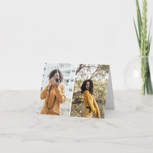 Carte De Remerciements Concevez votre propre collection photo 2 (Devant)