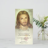Carte De Remerciements Condolation funéraire de Jésus catholique en espag (Debout devant)