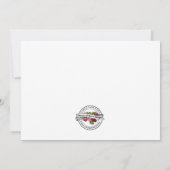 Carte De Remerciements Condolence de la Sainte Vierge Marie (Dos)