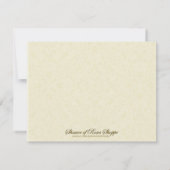 Carte De Remerciements Condolence de la Vierge catholique espagnole (Dos)