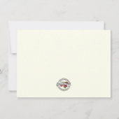 Carte De Remerciements Condolence religieuse catholique de la Sainte Fami (Dos)