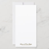 Carte De Remerciements Condolence religieuse de la Vierge catholique Mari (Dos)