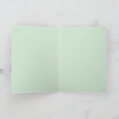 Carte De Remerciements Cône De Crème De Glace Avec Saupoudrer Vert Pois (Intérieur)