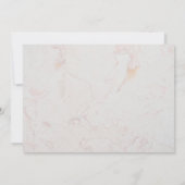 Carte De Remerciements Confirmation de fille Lys blancs Croix d'or en mar (Dos)