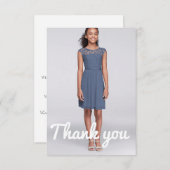 Carte De Remerciements Confirmation précieuse (Devant / Derrière)