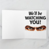 Carte De Remerciements Congrats! Don't forget about us! (Intérieur)