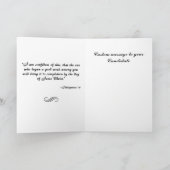 Carte De Remerciements Congratulations for RCIA/OCIA Easter Vigil 2026 (Intérieur)