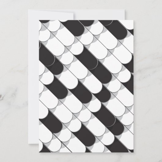 Carte De Remerciements Construction Abstraite (tuiles) (Devant)