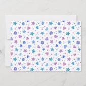 Carte De Remerciements Conte de fée congelée Ice Princess Crown Anniversa (Dos)