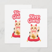 Carte De Remerciements Continuez (Devant / Derrière)