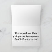 Carte De Remerciements Cookies (Intérieur)