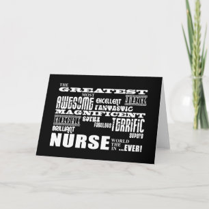 Carte De Remerciements Cool Moderne Infirmières Amusantes : Plus grand mo