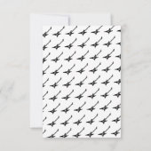 Carte De Remerciements Cool One Rocks Black and White Anniversaire (Dos)