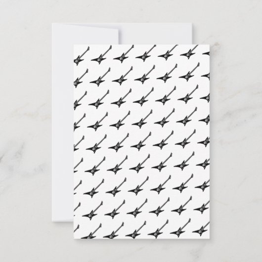 Carte De Remerciements Cool One Rocks Black and White Anniversaire (Dos)